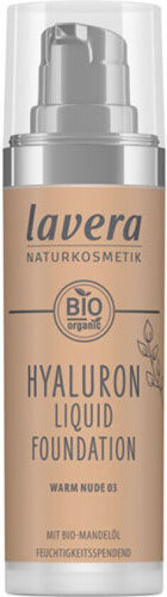 Foundation Warm Nude 03 Hyaluron Liquid - 30 ml