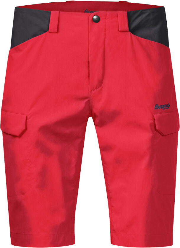 Bergans Of Norway Utne Shorts Herre Fire Red/Solid Charcoal L
