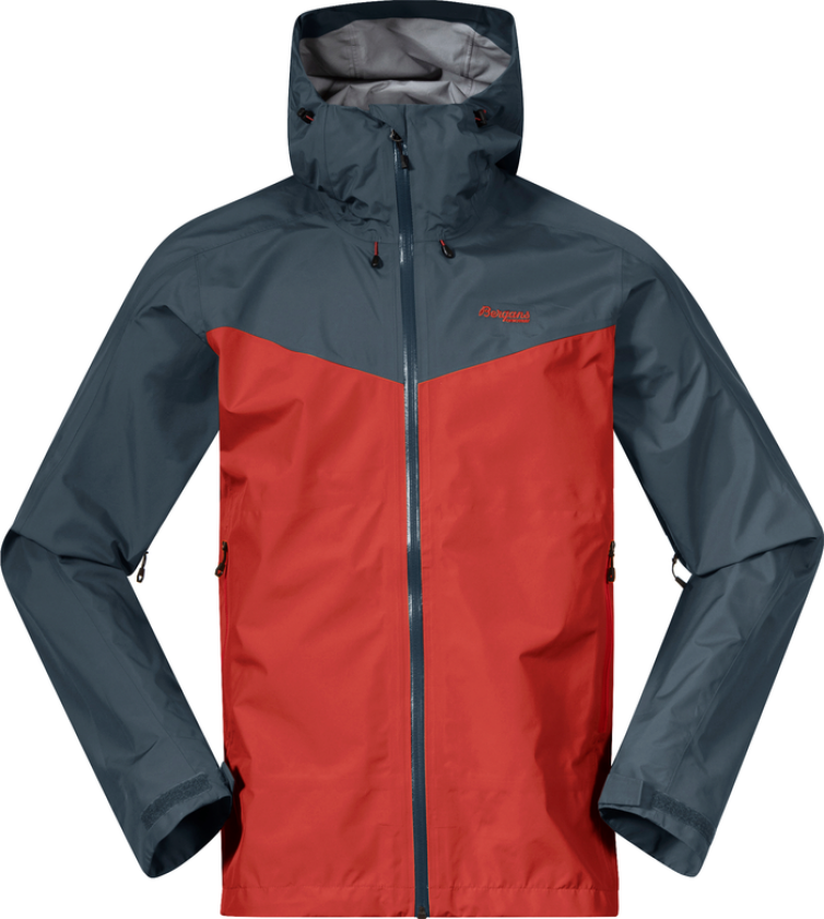 Men's Skarlight 3L Shell Jacket Dark Brick/Orion Blue S, Dark Brick/Orion Blue