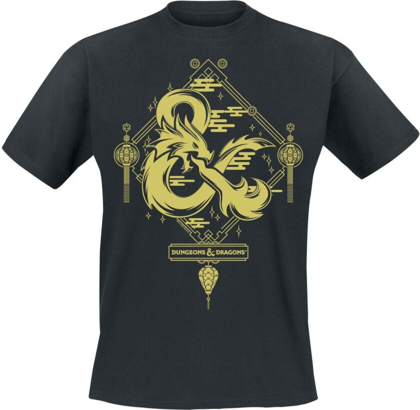 gaming T-skjorte - Year of the Dragon - S til XXL - Herrer - svart