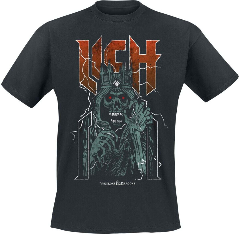 gaming T-skjorte - Lich King - S til XXL - Herrer - svart