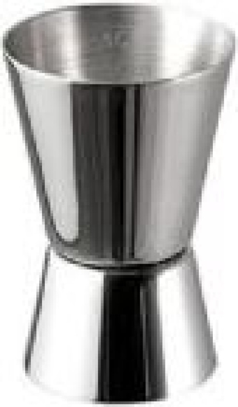 Jigger Dobbelt 2/4 CL Rustfri stål,1 stk