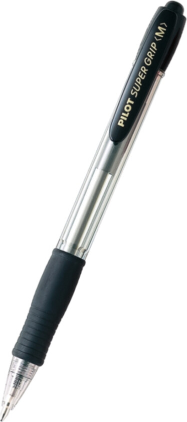 Kulepenn Super Grip medium svart