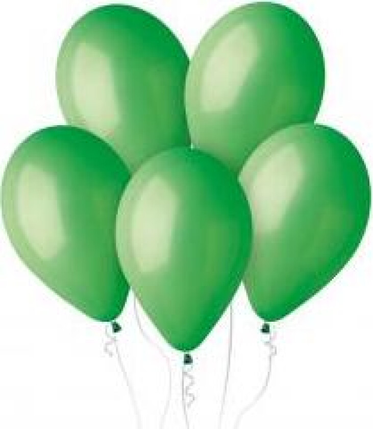 Ballong - Grønn Pastell - 33 Cm - 50 Stk