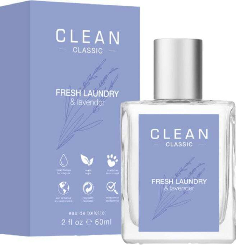CLEAN Fresh Laundry & Lavender, EDT 60 ml