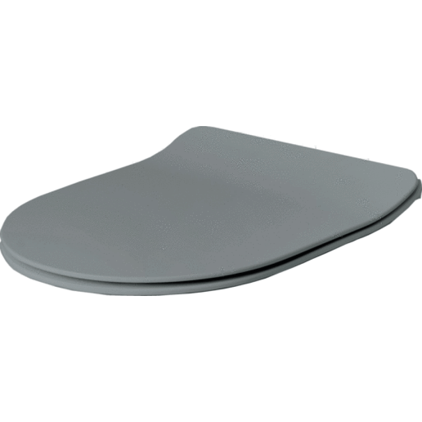 Glomp Mini Slim soft close toalettsete matt grå