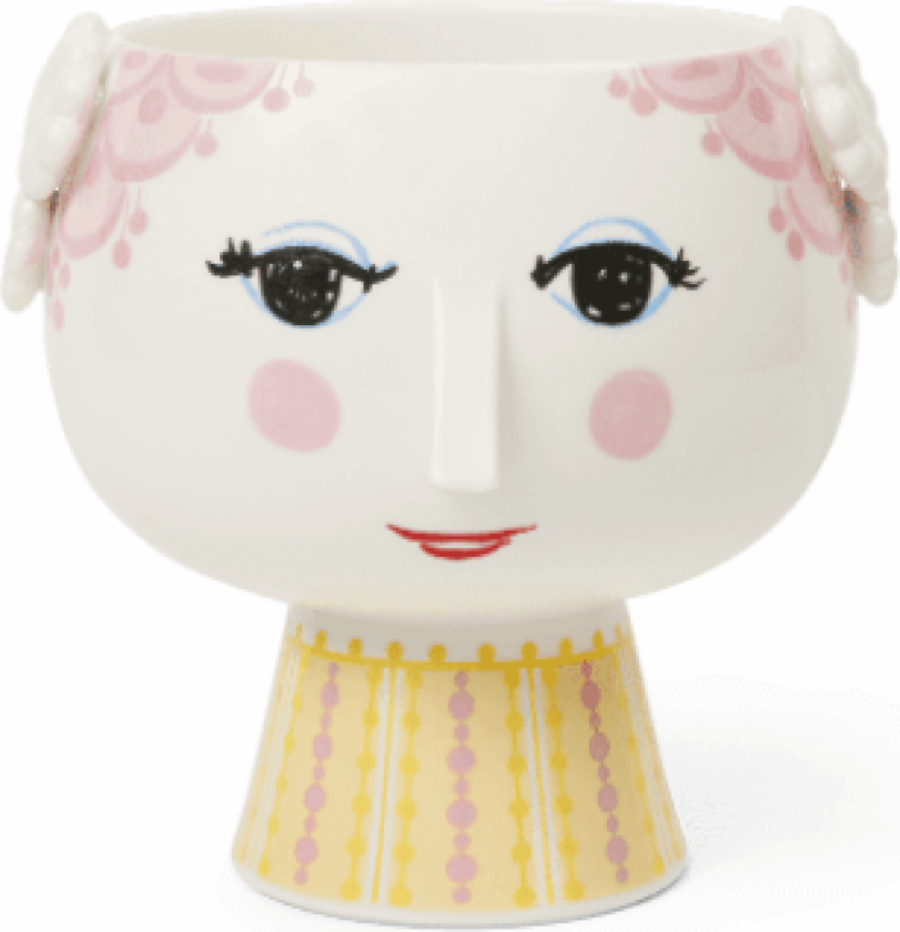 Bilde av Eva krukke på fot Ø 15,5 cm Rosa