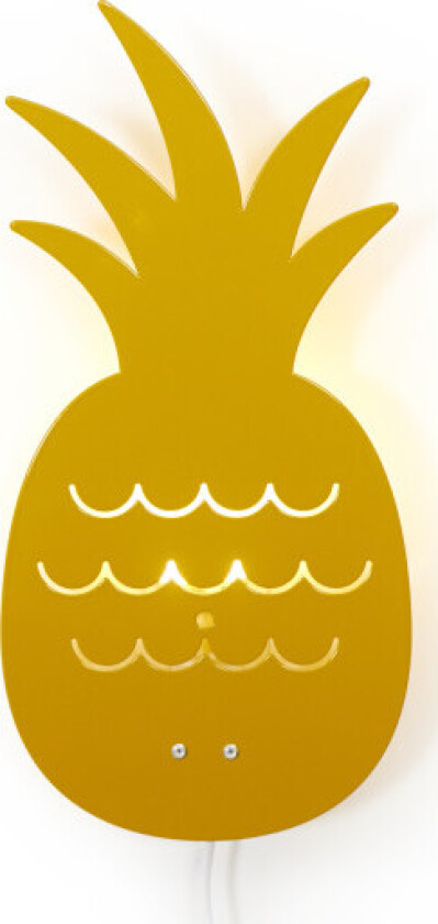 Vegglampe Ananas 33x17 cm