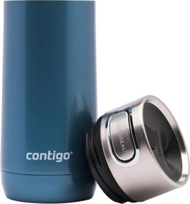 CONTIGO Luxe Autoseal, Blå, Rustfritt stål, 5 timer, 12 timer, 360 ml