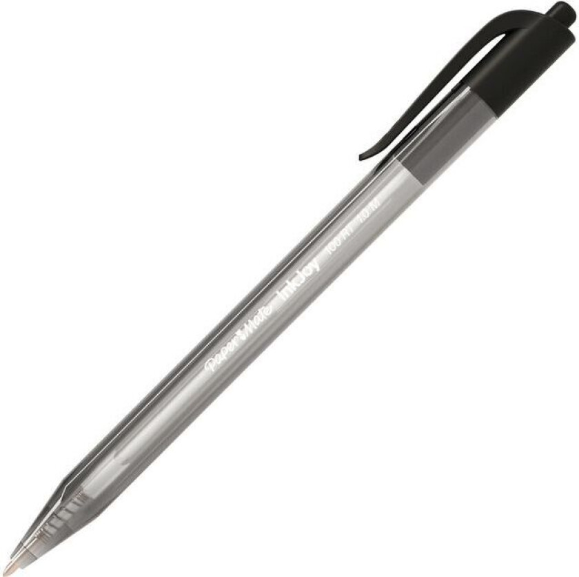 Paper Mate InkJoy 100 RT - Kulepenn - svart - 1 mm - medium - retraktil (en pakke 100)