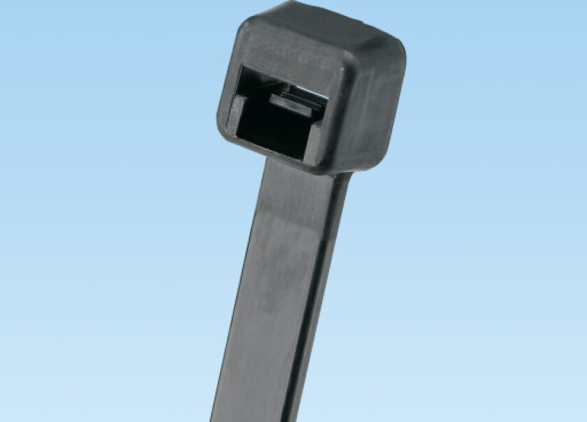 100 stk Buntebånd PLT 4,8 x 249 mm, svart (100)