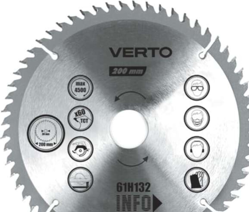 Verto Sirkelsag 450x30mm 60Z 61H150