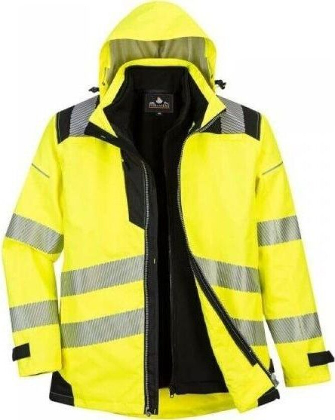 ARBEIDSJAKKE 3IN1 PW365YBR Gul S
