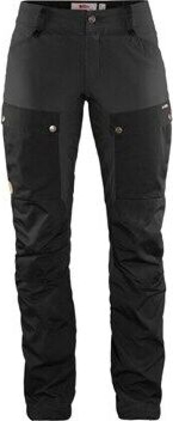 KEB TROUSERS CURVED W SHORT BLACK