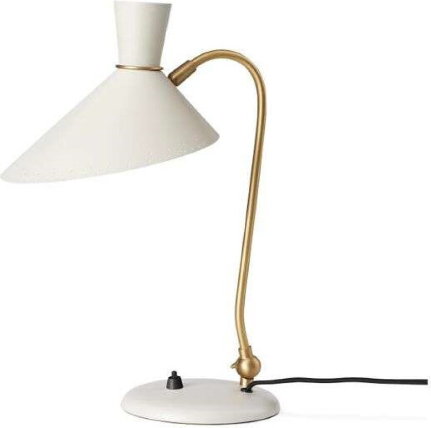 Bloom bordlampe Warm white, messingstav