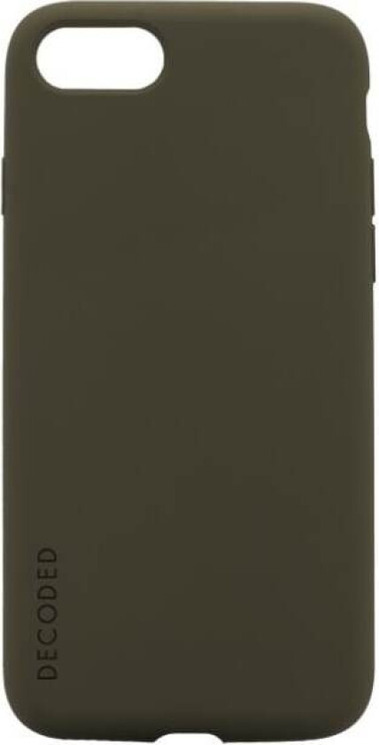 Decoded iPhone 7/8/SE Deksel Silicone Backcover Olive