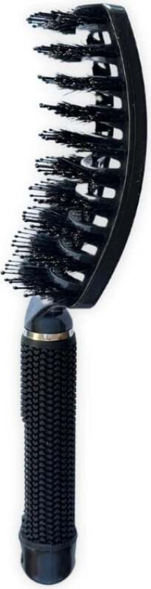 Curved Paddel Brush Black