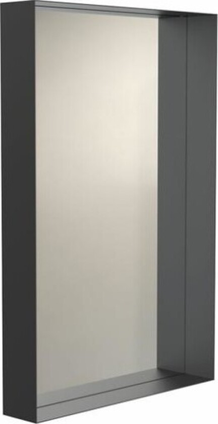 Unu speil, 90x60 cm, sort