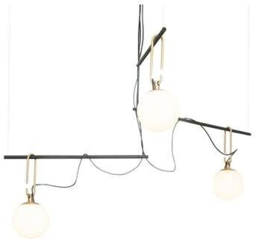 nh S3 14 pendel sort-messing