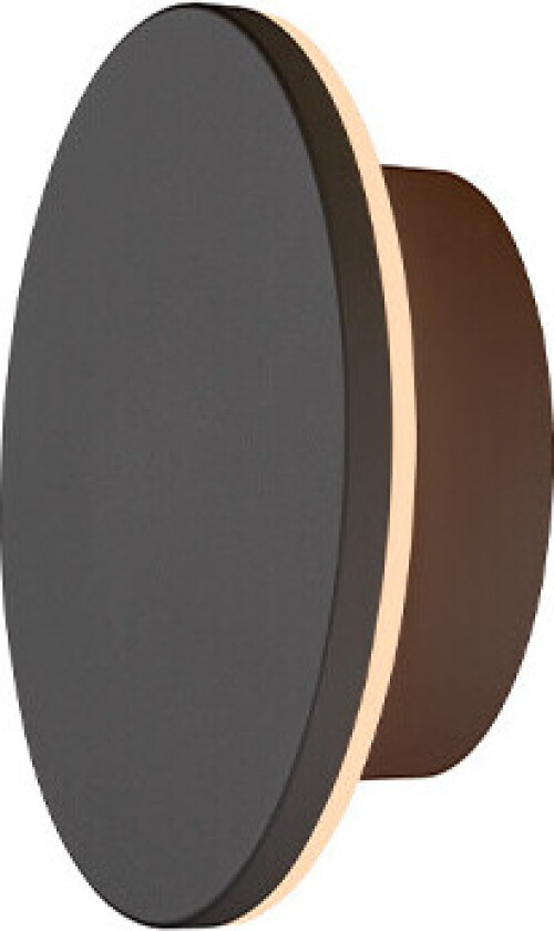 - D-Ring Vegglampe Up/Down S IP65 Black