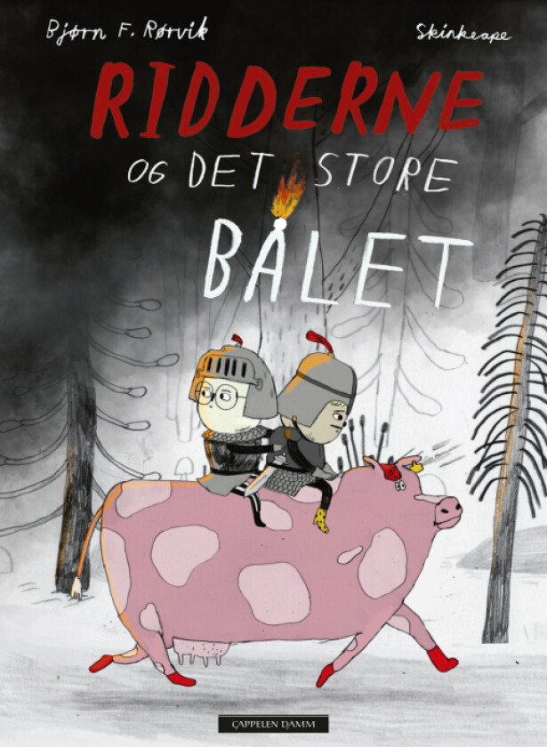 Ridderne og det store bålet av Bjørn F. Rørvik - Personlig Signert