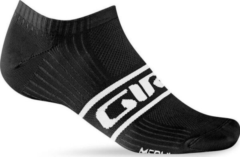 GIRO Sokker GIRO CLASSIC RACER LOW sort hvit str. M (40-42)