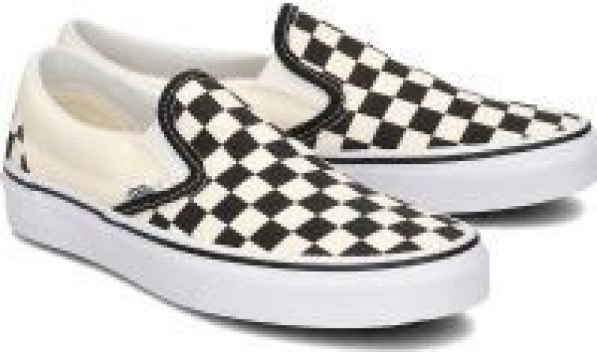 Classic Slip-On Sneakers Checkerboard Black/White 37