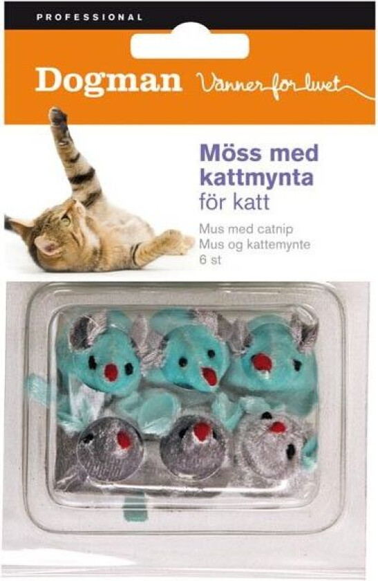 Mus med Catnip Blandede Farger