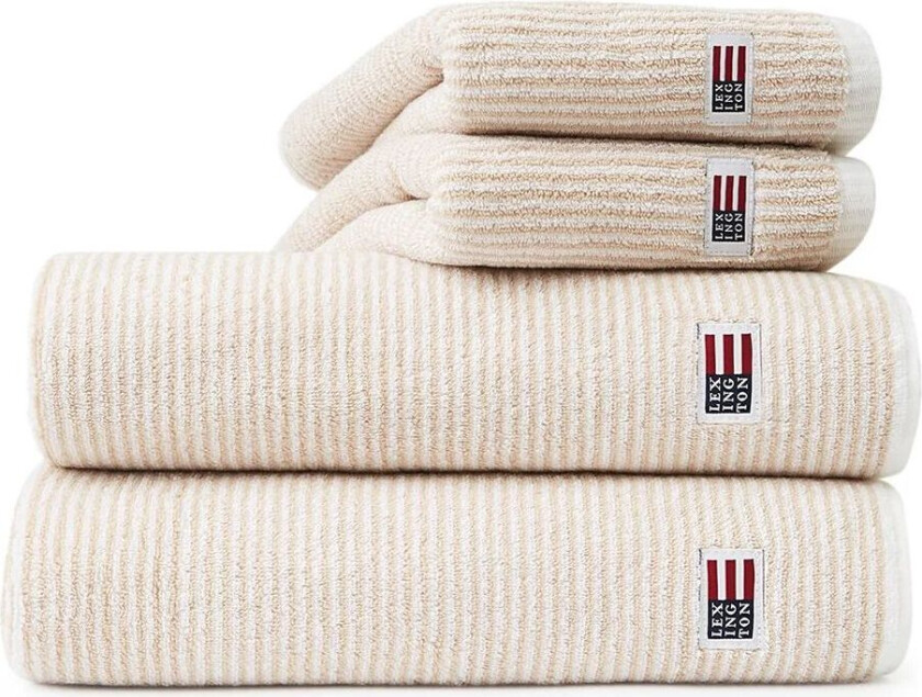Bilde av Icons Original Striped håndkle 70x130 cm White-tan