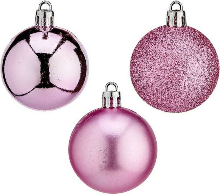 Juletrekule à 5 cm Rosa Plast 12 x 26,5 x 12 cm