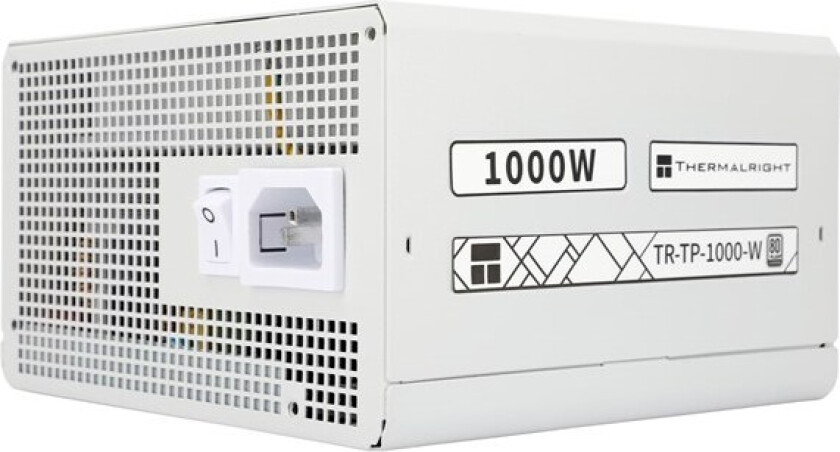 TP Hvit - Strømforsyning (PSU) - 1000 Watt - 120 mm - 80 Plus Platinum sertifisert