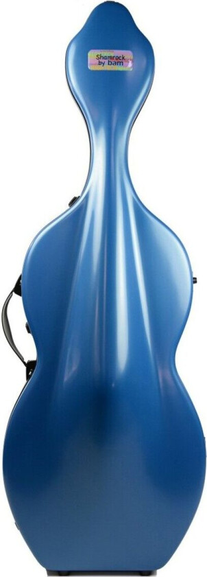 BAM 1003XL Shamrock Hightech Cello Case with Wheels Azure Blue