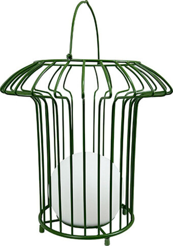 - Basket Outdoor Lantern Green