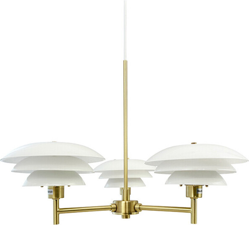- DL20 Lysekrone Opal/Brass Dyberg Larsen