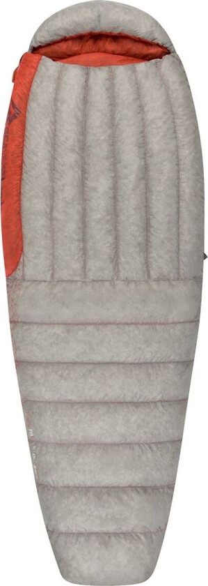 Sea To Summit Down Flame 1 Ultralight Women 4c Long Light Grey/paprika Long