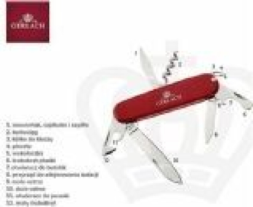 Gerlach Lommekniv 12 funksjoner