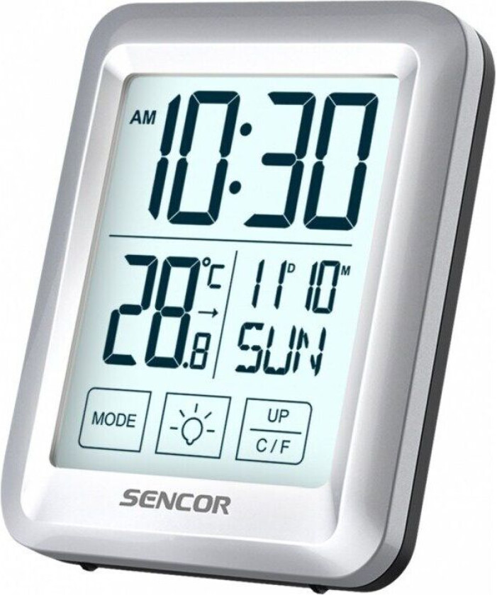 Weather station Sencor Room thermometer with watch SENCOR SWS 1918 Alarm clock