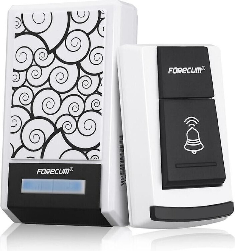 Trådløs ringeklokke med 36 ringetoner