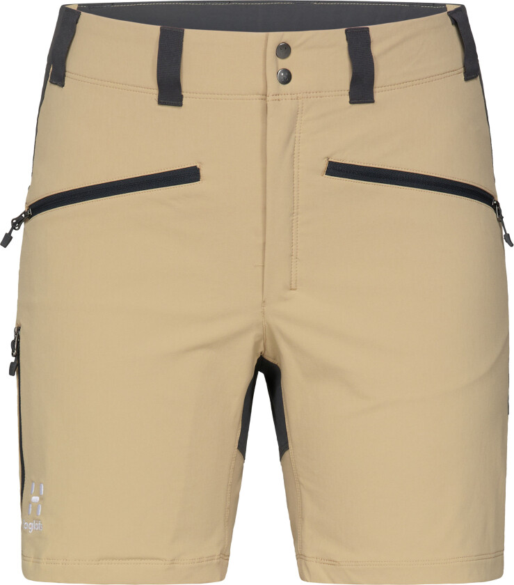 Women's Mid Standard Shorts 40, Sand/Magnetite