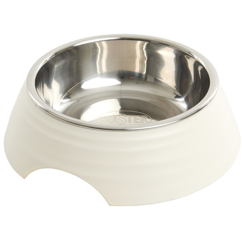 Hundeskål Frosted Ripple Hvit L - 700 ml