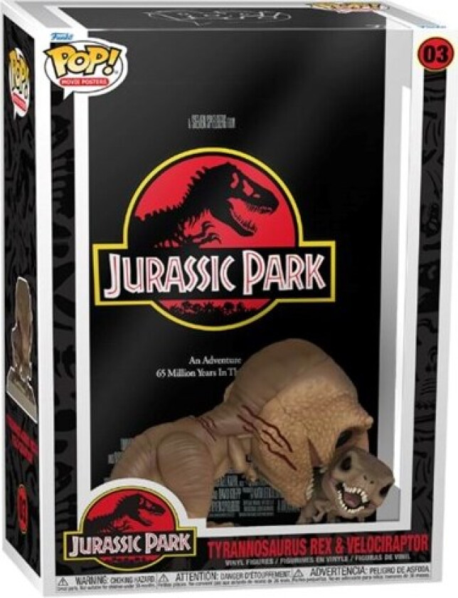 - POP AND Movie Poster Jurassic Park - Figur