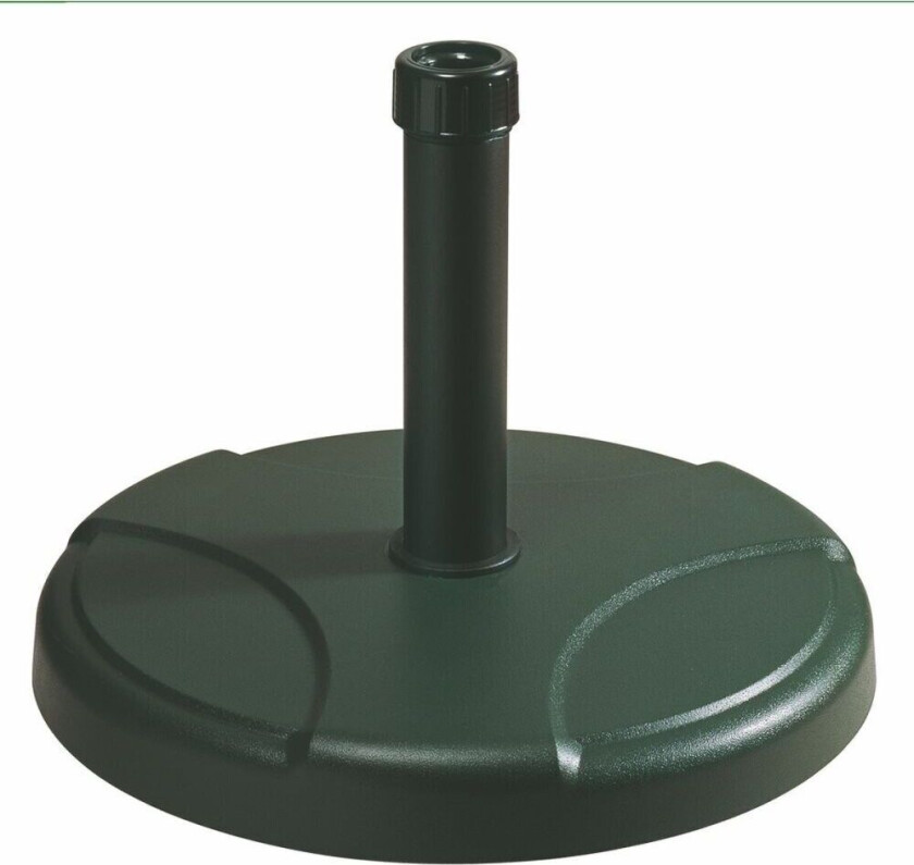 Parasollfot 48 x 48 x 6,5 cm Sement Mørkegrønn