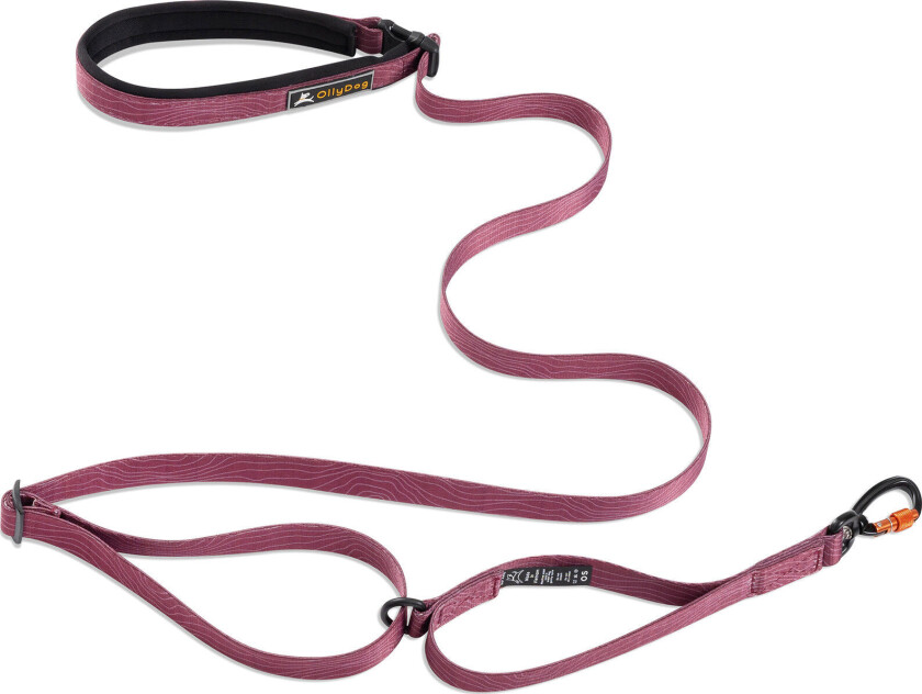 Flagstaff Adjustable Leash Rosewood One Size, Rosewood