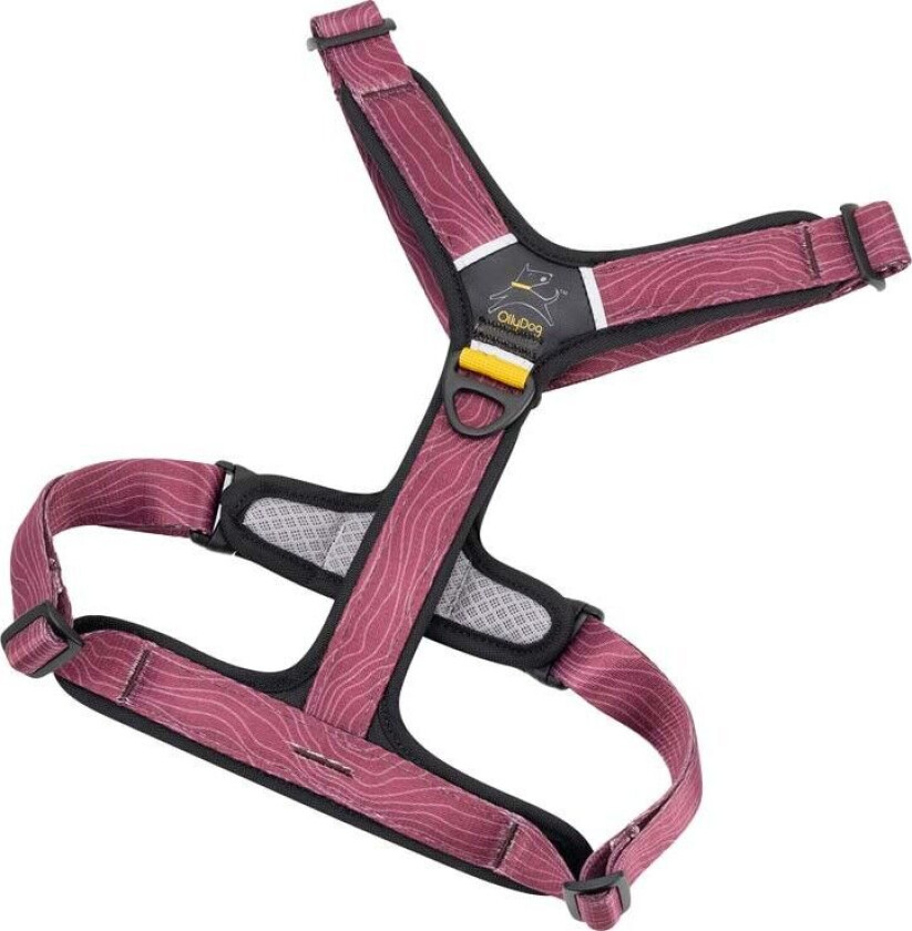 Alpine Reflective Comfort Harness Rosewood S, Rosewood