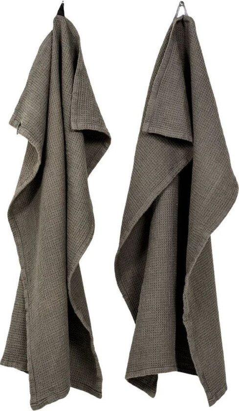 Hetty kjøkkenhåndkle 50x70 cm 2-pakning Kull