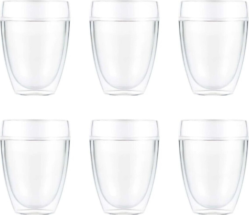Bodum Pavina Outdoor dobbel vegg plastglass 6-stk. 35 cl