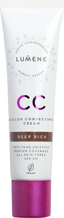 Color Correcting Cc-Cream Spf20 Deep Rich