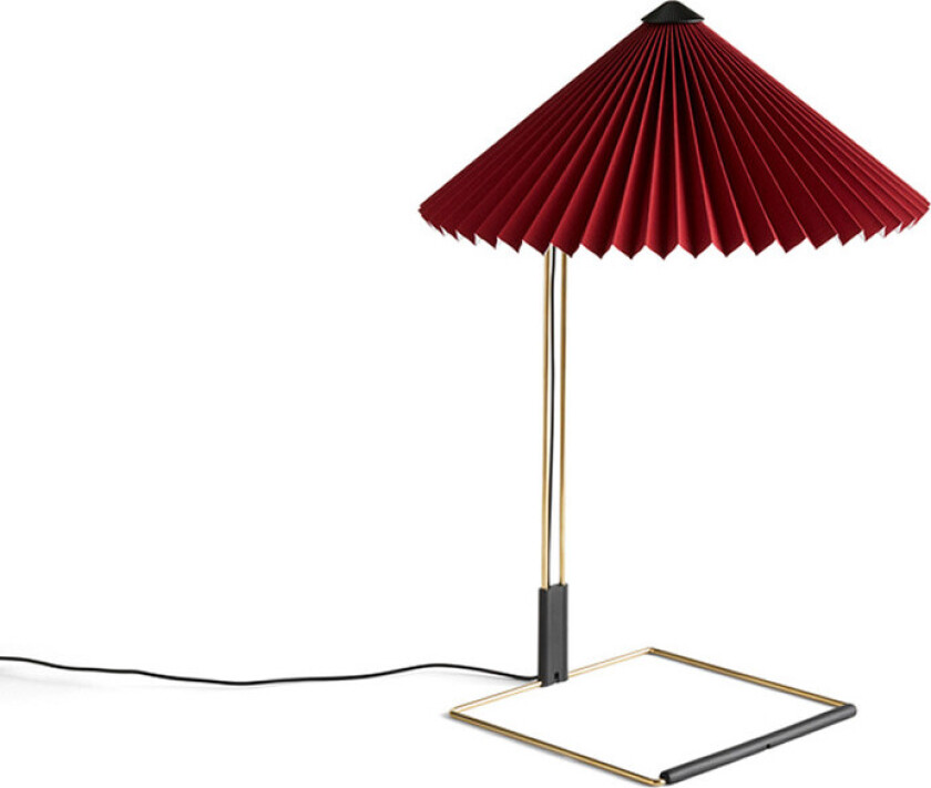 Matin table bordlampe Ø 38 cm Oxide red shade