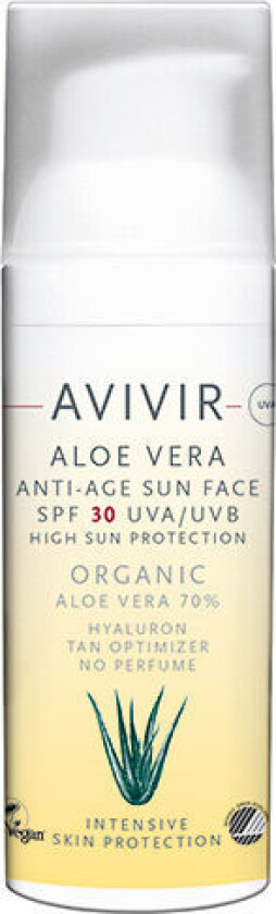 Avivir Aloe Vera Anti Age Sun Face Spf30