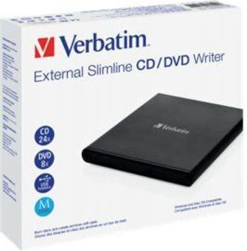 Bilde av - Platestasjon - DVD±RW (±R DL) / DVD-RAM - 8x/8x/5x - USB 2.0 - ekstern